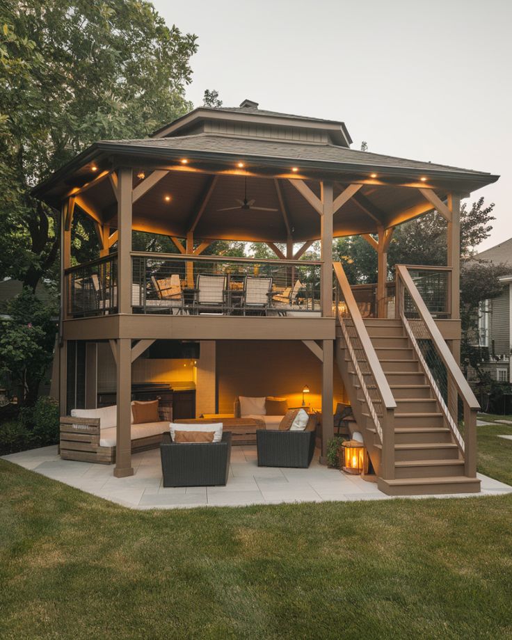 40 outdoor gazebo ideas 2025 – stunning designs for a beautiful backyard retreat