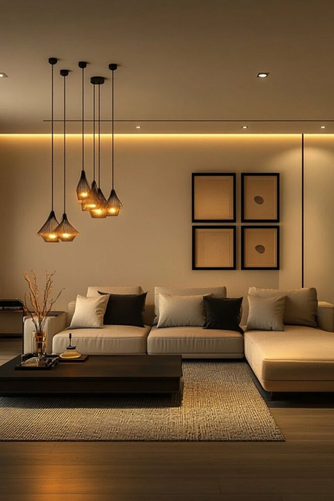 layered lighting for modern interiors